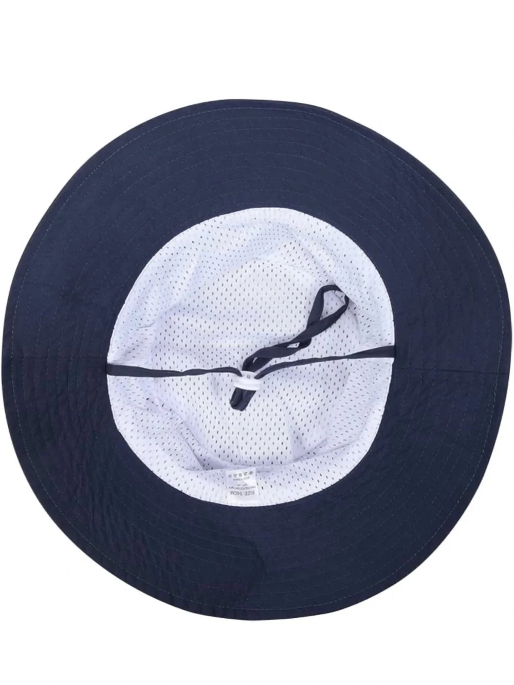 Kids Navy Bucket Hat with Smile Patch